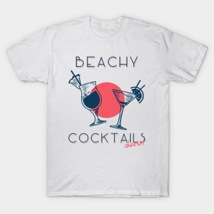 Aesthetic beachy cocktails T-Shirt